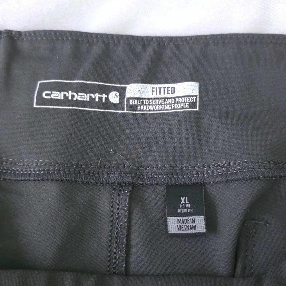Carhartt Force Women Utility Leggings Reinforced Knees Gray Work Pants Size XL - Picture 6 of 8